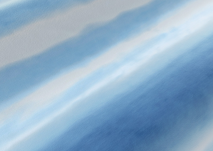 Ombre Velvet, Vivid Blue - Twist&Fit Roman Blind - Image 4